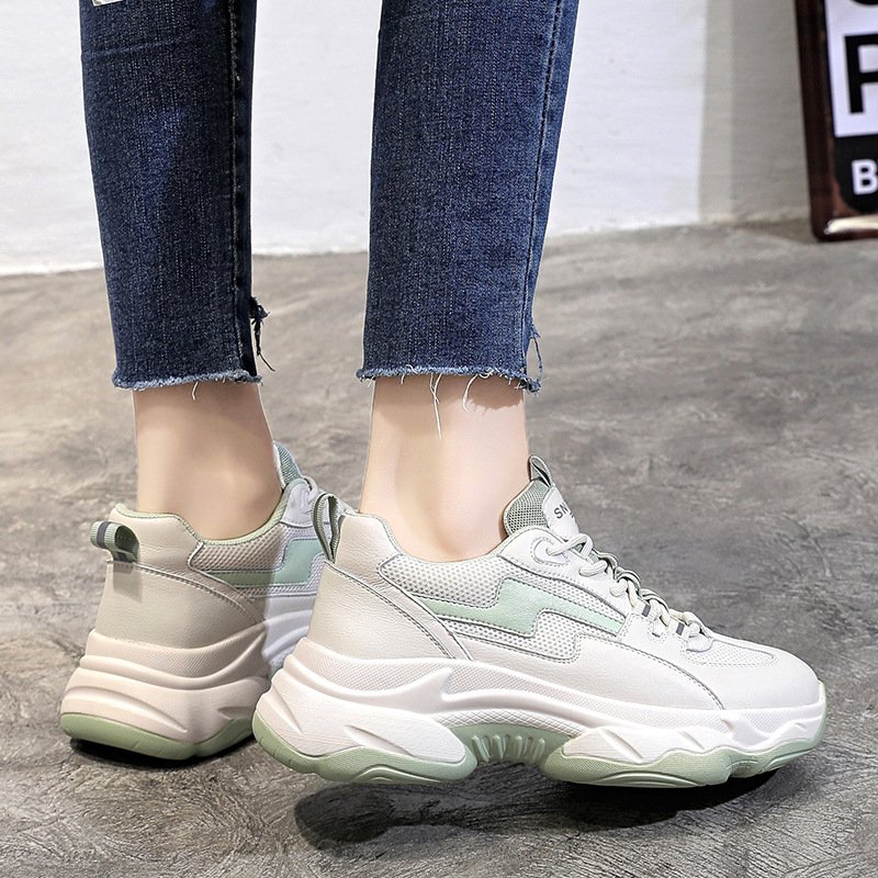 2021 spring new female Zhixun thick-soled climax shoes sports casual ...
